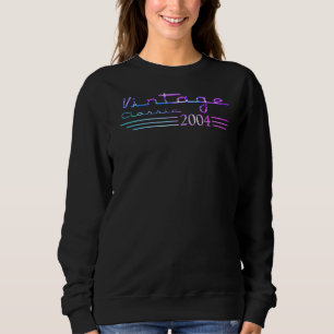 Sweatshirt 18 ans Vintage 2004 18e anniversaire