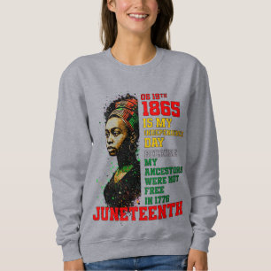 Sweatshirt 18 juin 1865 Fête de l'Indépendance