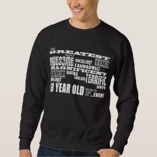 Sweatshirt 18èmes ans de fête d'anniversaire d'amusement