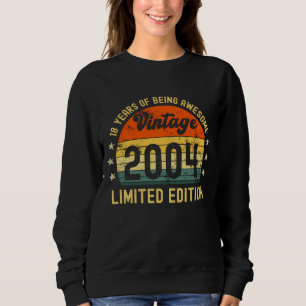 Sweatshirt 18th birthday toxits vintage 2004 limited edition