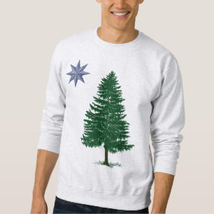 Sweatshirt 1901 drapeau du Maine - style vintage