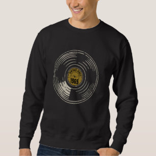 Sweatshirt 1965 Anniversaire Rétro Vintage Style Reco