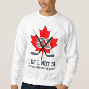 Sweatshirt 1 de 1 Pas 51 Identité canadienne Maple Leaf Hocke