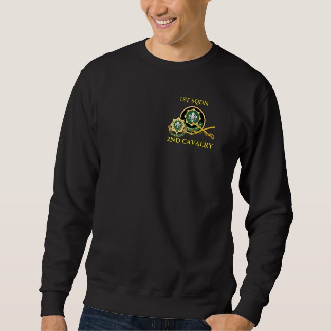 SWEATSHIRT 1ÈRE CAVALRINE SQUADRON 2E (Devant)