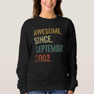 Sweatshirt 20e anniversaire 20 ans stupéfiant depuis septembr