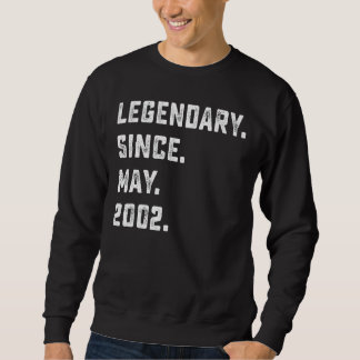 Sweatshirt 20e anniversaire Légendaire depuis mai 2002 20 ans