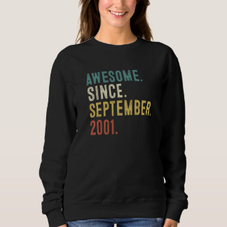 Sweatshirt 21 ans Awesome depuis septembre 2001 21st Bir