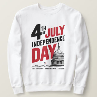 Sweatshirt 250e anniversaire de l'Indépendance du 4 juillet