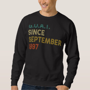 Sweatshirt 25e anniversaire 25 ans chèvre depuis le 19 septem
