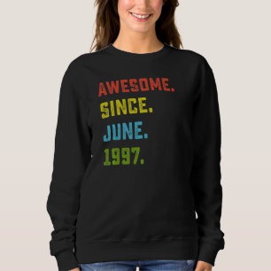 Sweatshirt 25e anniversaire stupéfiant depuis juin 1997 25 an