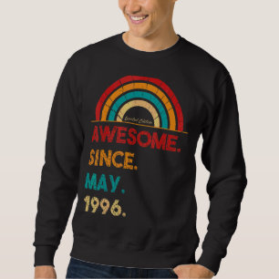 Sweatshirt 26 ans Awesome depuis mai 1996 26e anniversaire