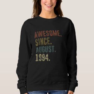 Sweatshirt 28e anniversaire Vintage stupéfiant depuis août 19