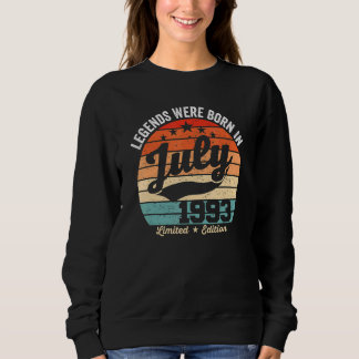 Sweatshirt 29ème Anniversaire vintage Légendes Sont Nées Le 1