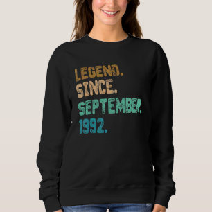 Sweatshirt 30 ans de légende depuis septembre 1992 30e naissa