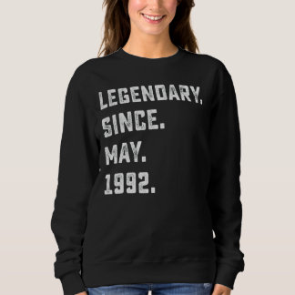 Sweatshirt 30e anniversaire Légendaire depuis mai 1992 30 ans