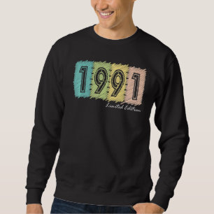 Sweatshirt 31e anniversaire Dames Mens 31 ans 1991 1