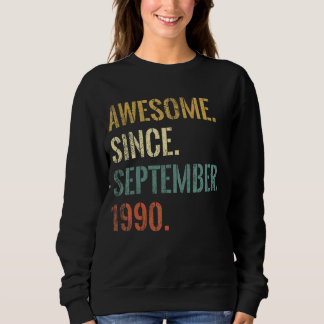 Sweatshirt 32e anniversaire 32 ans stupéfiant depuis septembr