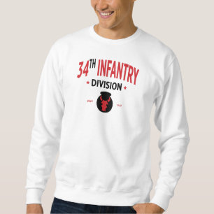 Sweatshirt 34e division d'infanterie - US Military