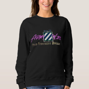 Sweatshirt 3e division d'infanterie Épouse de l'armée 