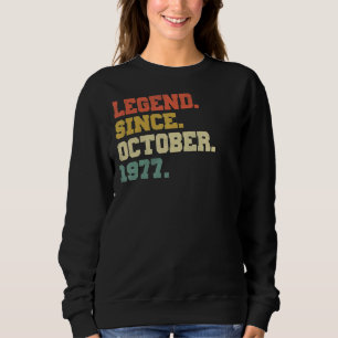 Sweatshirt 45 ans de légende depuis octobre 1977 45e naissanc