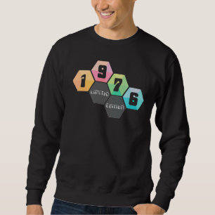 Sweatshirt 46e anniversaire Dames Mens 46 ans 1976 11
