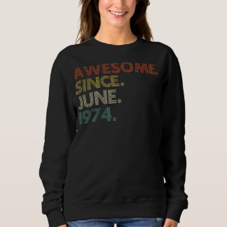 Sweatshirt 48 Ans Juin 1974