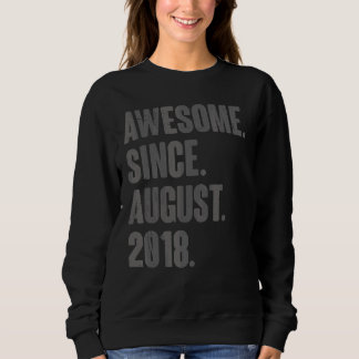 Sweatshirt 4 Ans 4e anniversaire Anniversaire stupéfiant depu