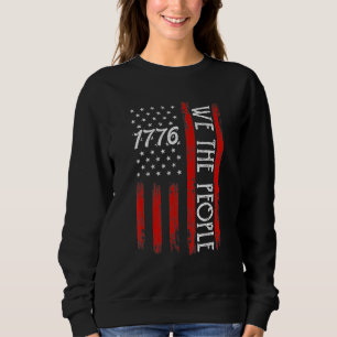 Sweatshirt 4 juillet 1776 Pour Hommes Nous Le Peuple Américai