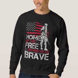 Sweatshirt 4 juillet Drapeau Américain De La Libération À Cau