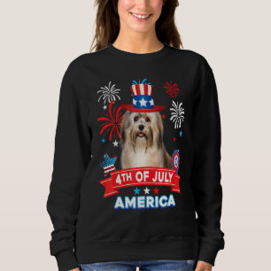 Sweatshirt 4 juillet jour de fête patriotique havanais jour d