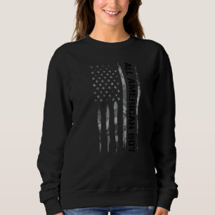 Sweatshirt 4 juillet Tout garçon américain - Drapeau américai