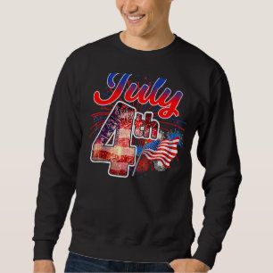 Sweatshirt 4e anniversaire de July America Patriot