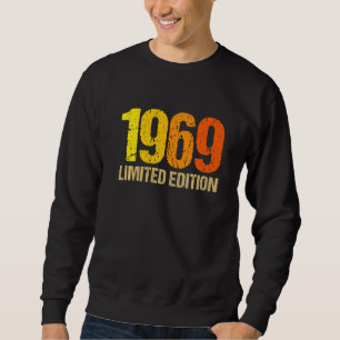 Sweatshirt 53e anniversaire Dames Mens 53 ans 1969 5
