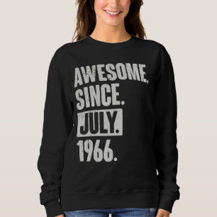 Sweatshirt 56 Ans 56e Anniversaire Awesome depuis Juillet 196