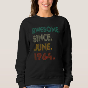 Sweatshirt 58e anniversaire 58 ans stupéfiant depuis juin 196