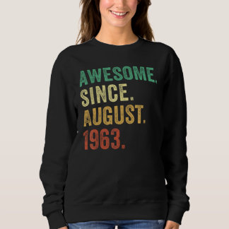 Sweatshirt 60 Ans 60e Anniversaire Hommes merveilleux depuis