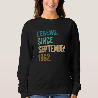 Sweatshirt 60 ans de légende depuis septembre 1962 60e oiseau