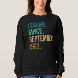 Sweatshirt 60 ans de légende depuis septembre 1962 60e oiseau