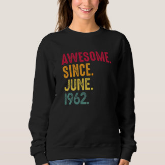 Sweatshirt 60e anniversaire juin 1962 2
