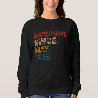 Sweatshirt 64e anniversaire stupéfiant depuis mai 1958 64 ans