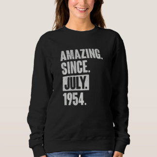 Sweatshirt 68 Ans 68e Anniversaire Extraordinaire depuis juil
