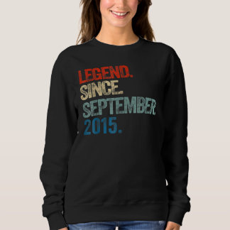 Sweatshirt 7 Ancienne légende depuis septembre 2015 7e naissa