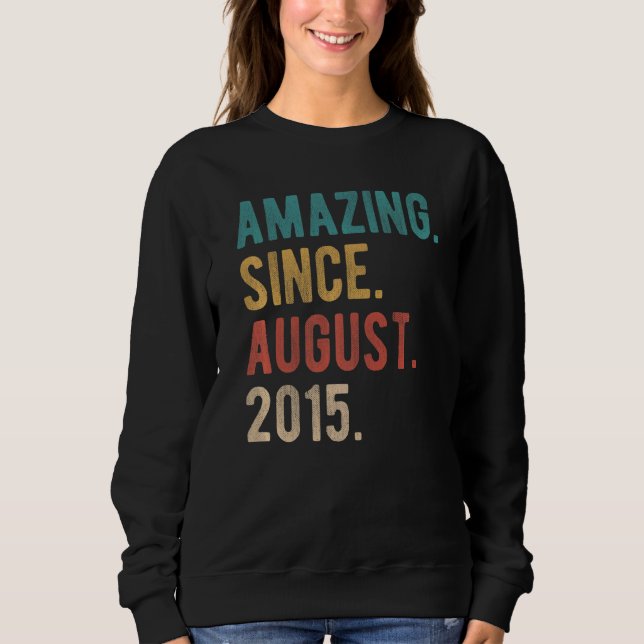 Sweatshirt 7 ans 7e anniversaire Anniversaire Extraordinaire  (Devant)