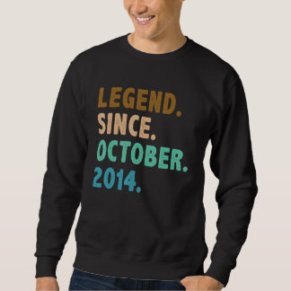 Sweatshirt 8 Ancienne légende depuis octobre 2014 8e annivers