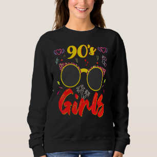 Sweatshirt 90s Filles Retro 90s Fashion Empreinte de léopard