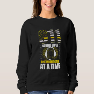 Sweatshirt 911 Opérateur d'expédition des intervenants sauvan