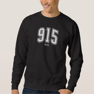 Sweatshirt 915 El Paso TX Classic Athletic 10