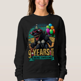 Sweatshirt 9 Année D'Être Impressionnant Kaiju Sunset Anniver