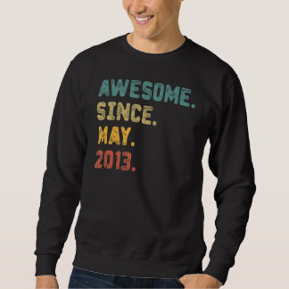 Sweatshirt 9 ans Awesome depuis mai 2013 9e anniversaire