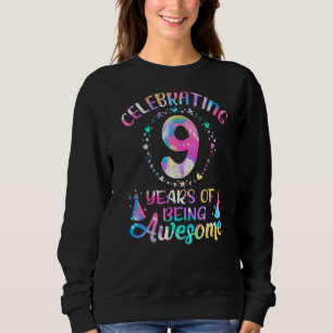 Sweatshirt 9 ans d'être génial 9 ans d'âge 9e anniversaire